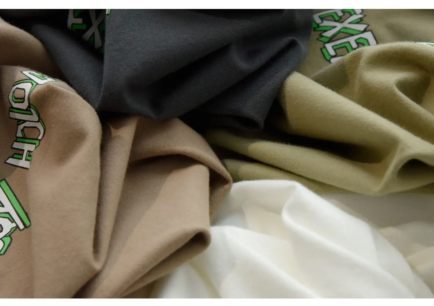 170 Kids Cotton Long Sleeve T-Shirt Brown Green — feature 1