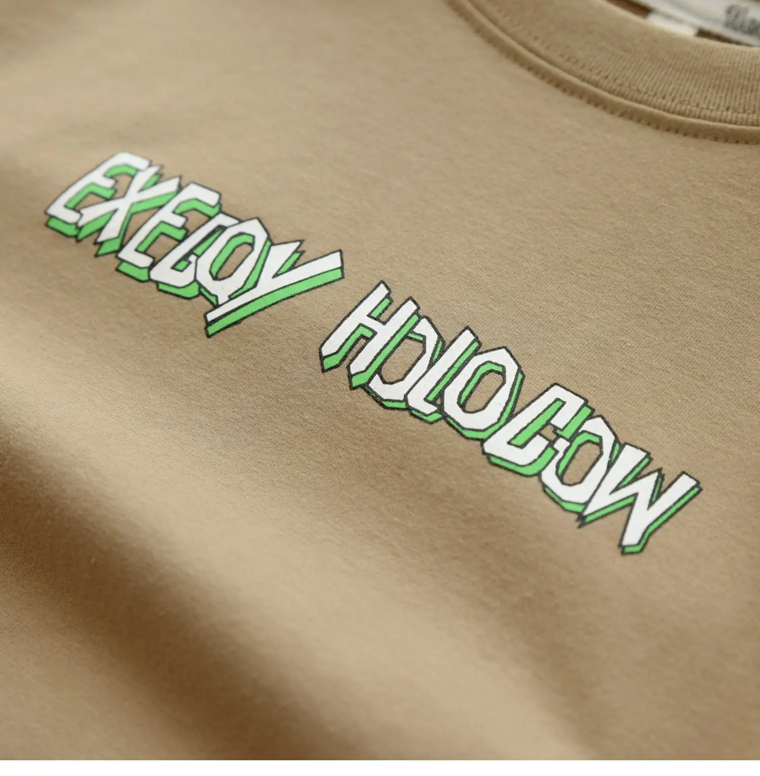 170 Kids Cotton Long Sleeve T-Shirt Brown Green — feature 13