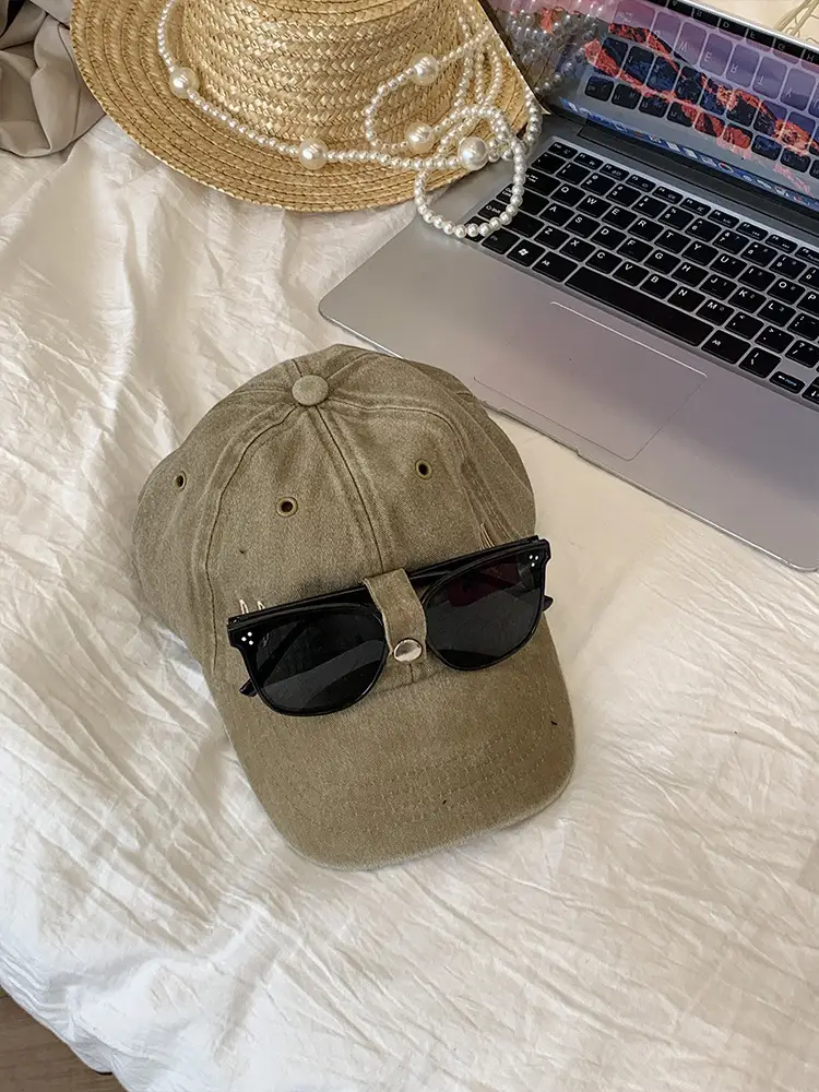 Pink Cat Ears Sunglasses Cap for Women - Image 8