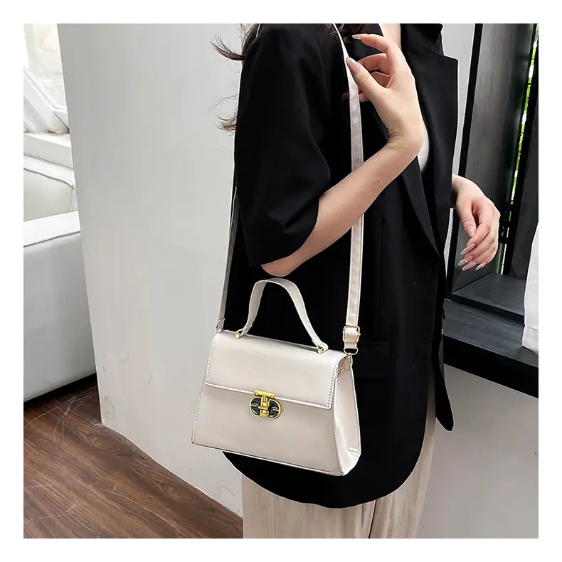 Trendy Purple Square Shoulder Bag for Women — feature 14