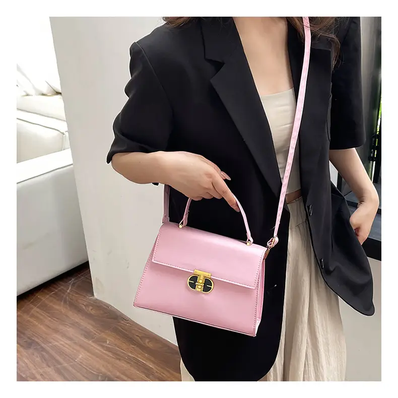 Trendy Purple Square Shoulder Bag for Women — feature 15