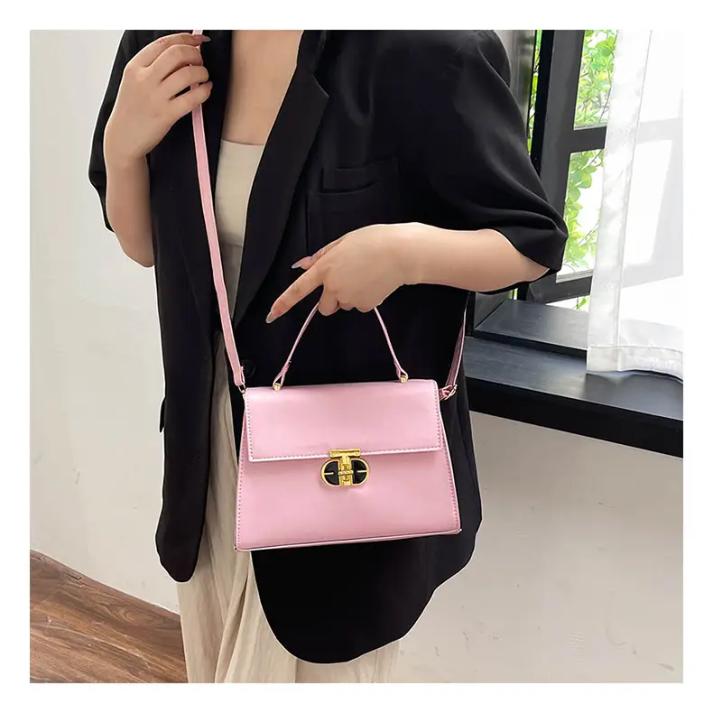 Trendy Purple Square Shoulder Bag for Women — feature 16