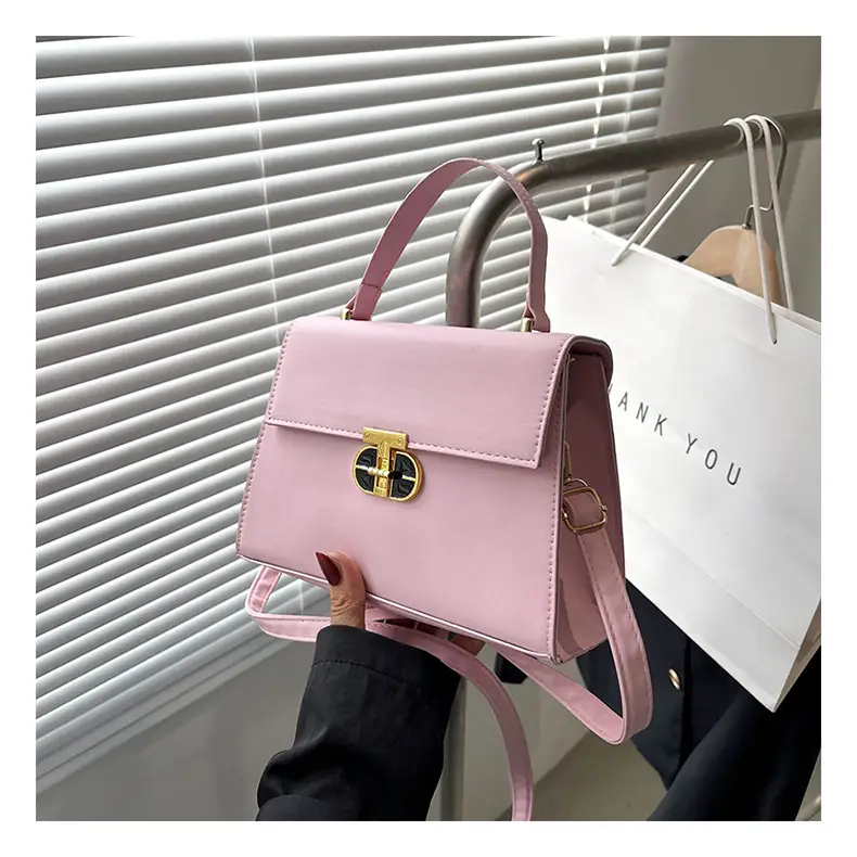 Trendy Purple Square Shoulder Bag for Women — feature 29