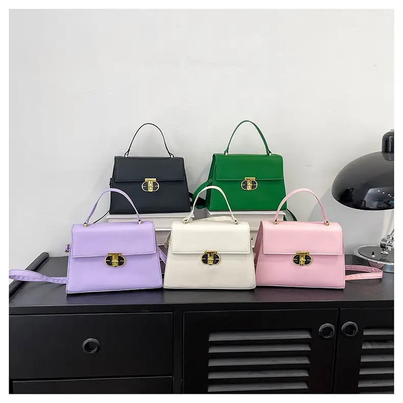 Trendy Purple Square Shoulder Bag for Women — feature 33