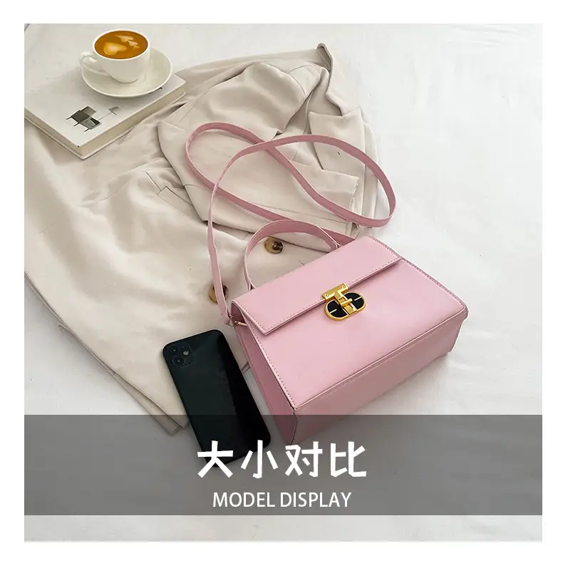 Trendy Purple Square Shoulder Bag for Women — feature 5