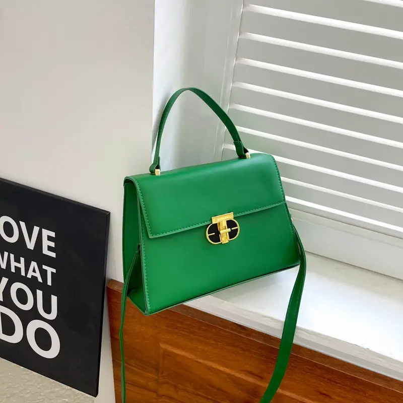 Trendy Purple Square Shoulder Bag for Women - Image 5
