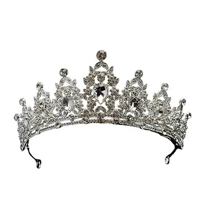European Crown with Green Rhinestones for Women - Image 15