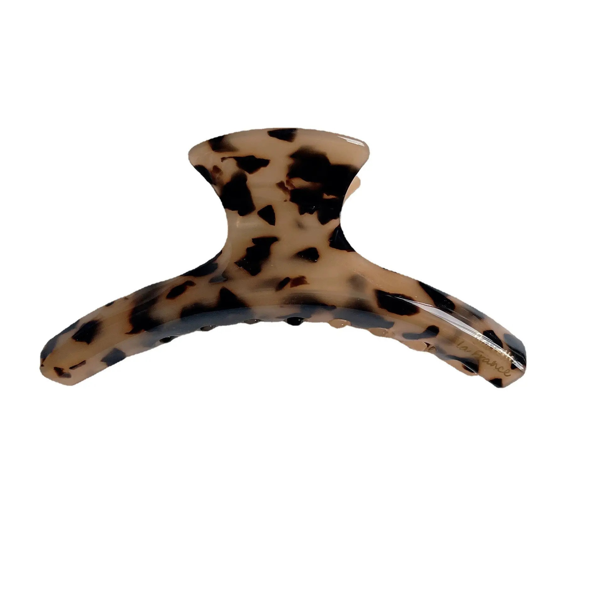 Women's Leopard Print Acetate Hair Clip Large Size