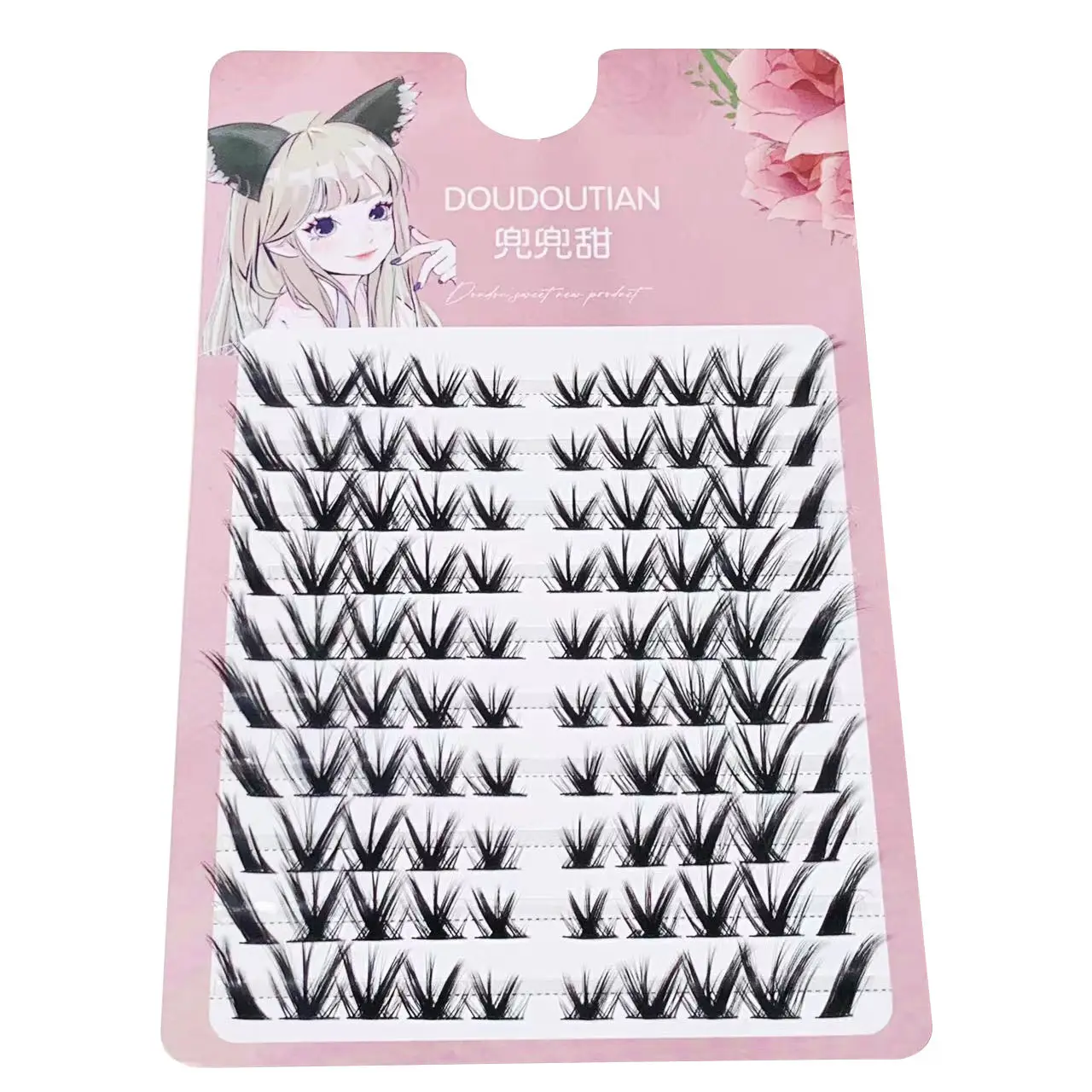 Fox Butterfly Fake Eyelashes Large Capacity Flying Drag Sister Wind