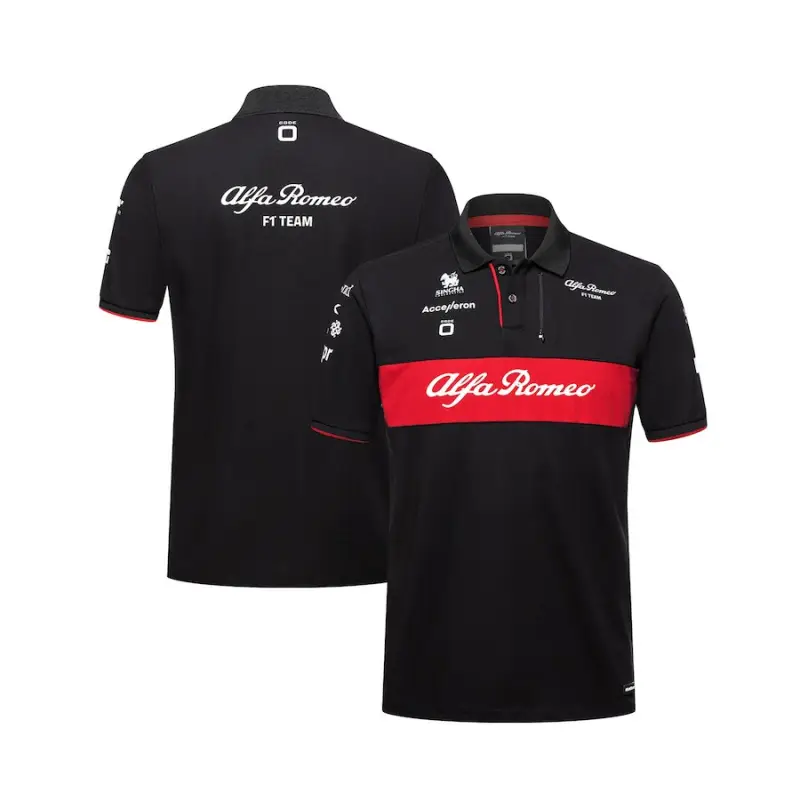 Cross-border F1 racing new POLO shirt motorcycle suit mountain breathable quick-drying round neck short-sleeved POLO off-road shirt