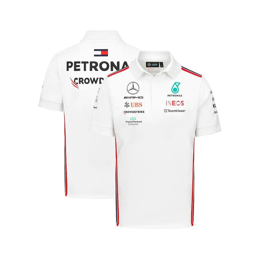 Cross-border F1 racing new POLO shirt motorcycle suit mountain breathable quick-drying round neck short-sleeved POLO off-road shirt