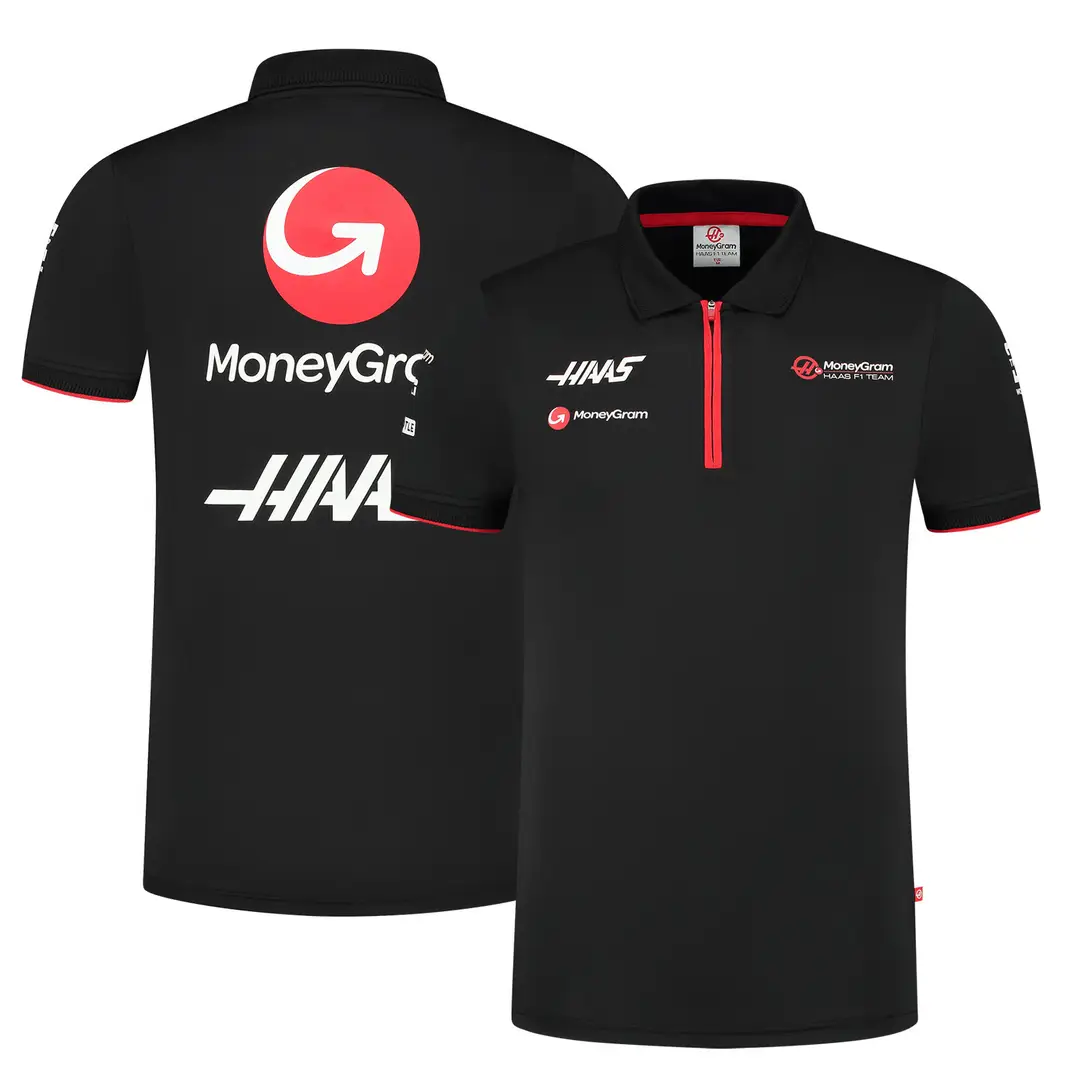 Cross-border F1 racing new POLO shirt motorcycle suit mountain breathable quick-drying round neck short-sleeved POLO off-road shirt
