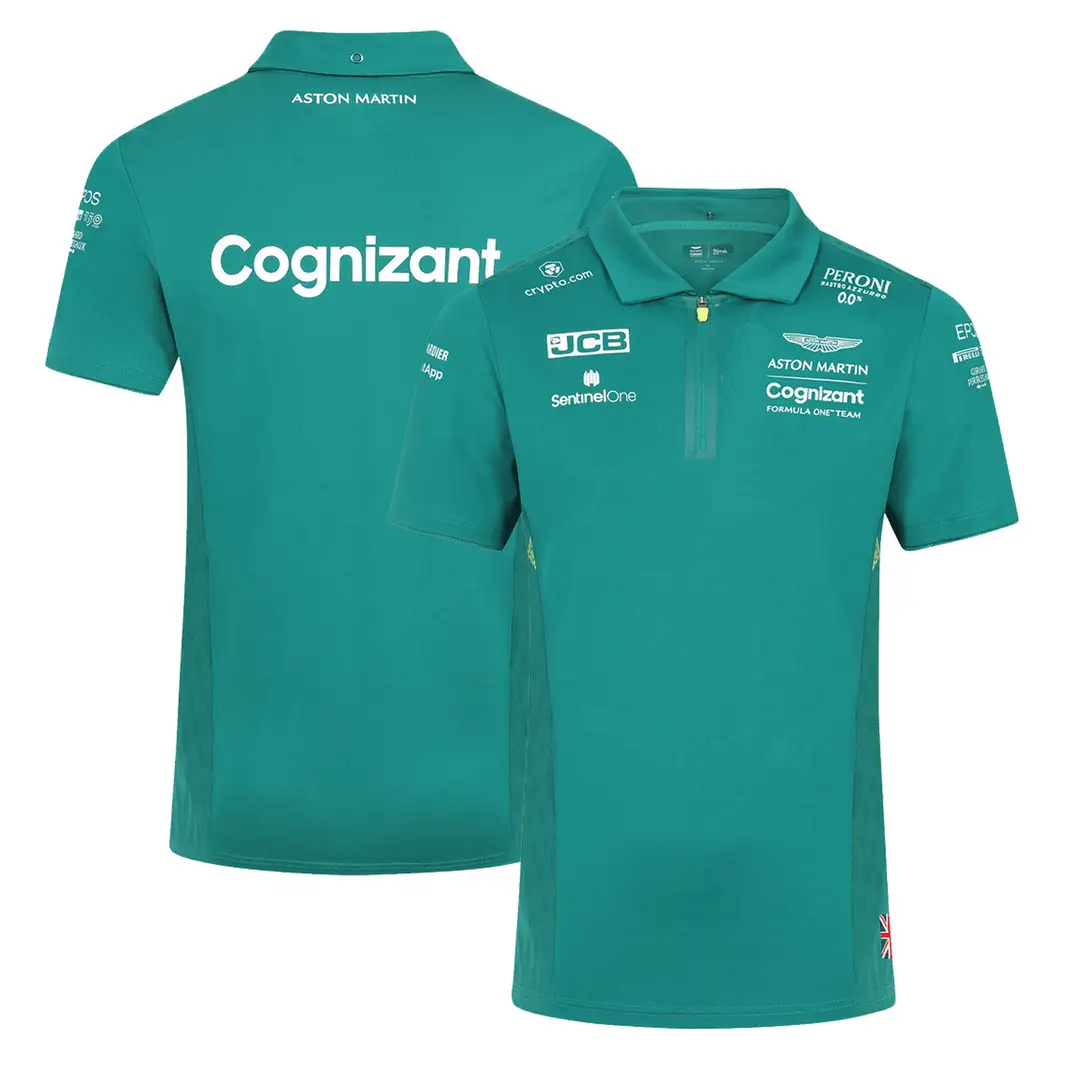 Cross-border F1 racing new POLO shirt motorcycle suit mountain breathable quick-drying round neck short-sleeved POLO off-road shirt