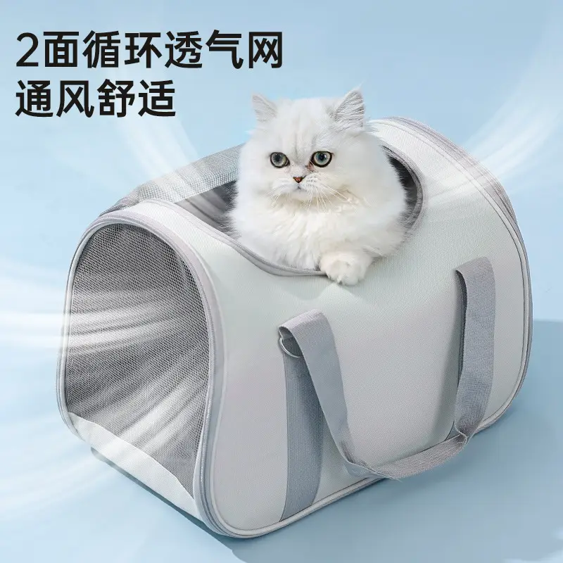 Portable Cat Bag Shoulder Crossbody Pet Backpack - Image 4