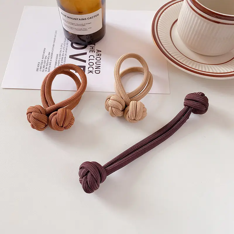 Simple Chinese Knot Hair Rope High Elastic Band - Image 5