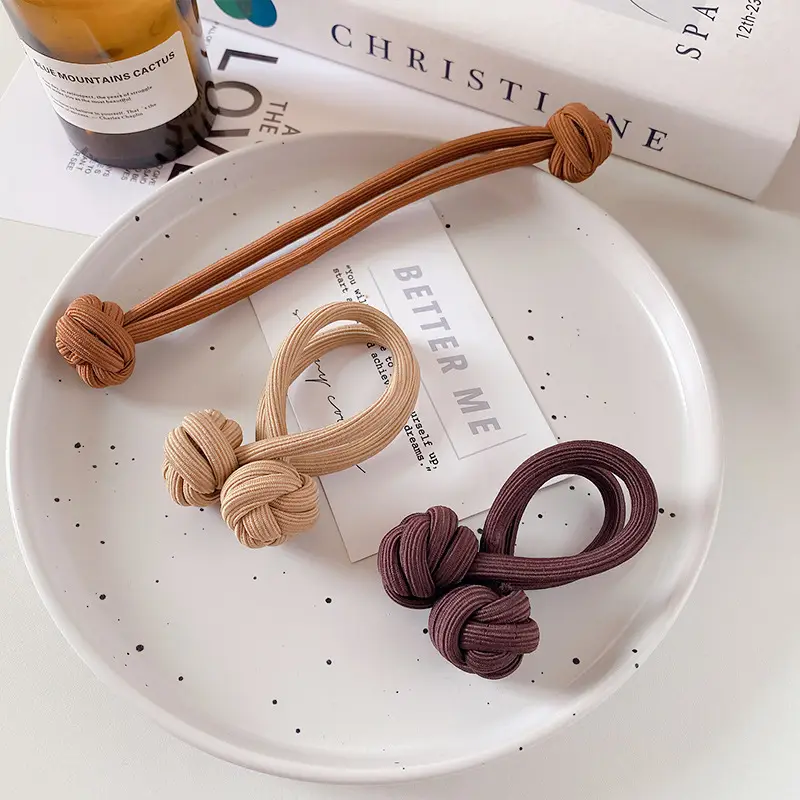 Simple Chinese Knot Hair Rope High Elastic Band - Image 7