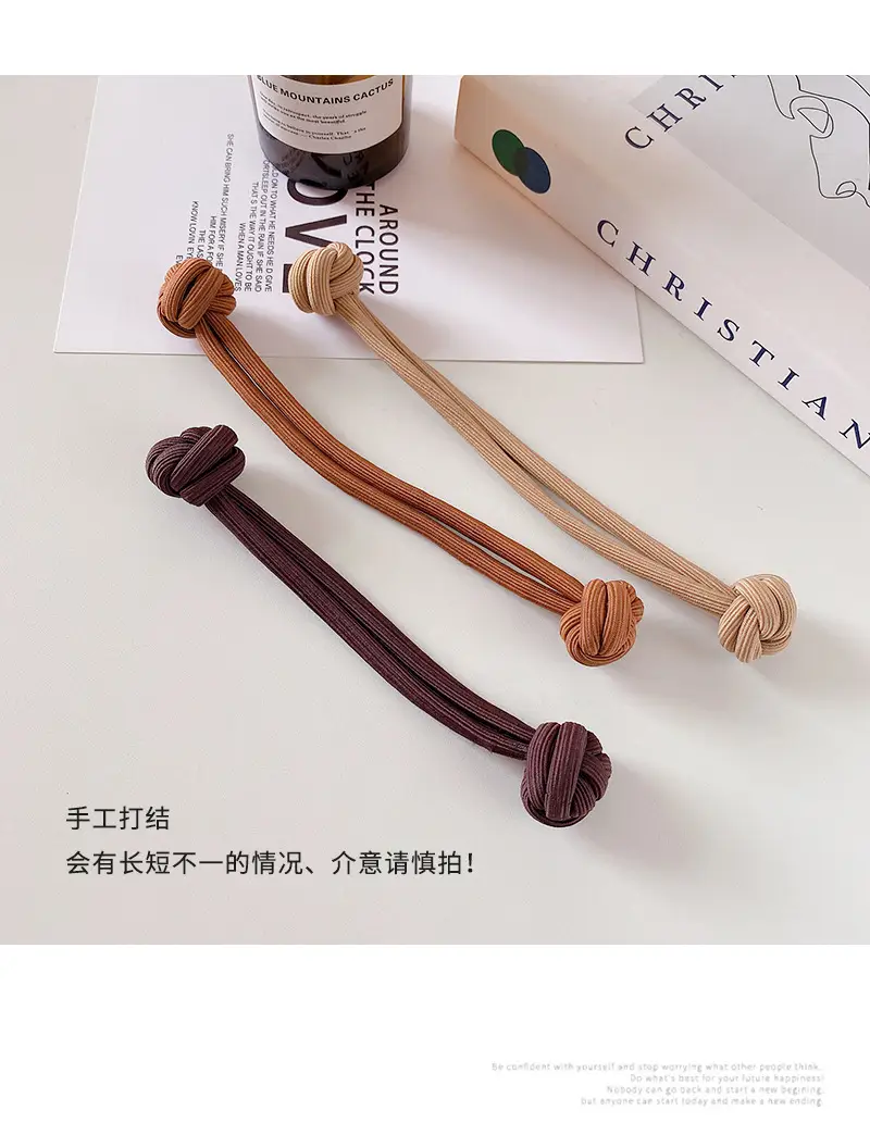Simple Chinese Knot Hair Rope High Elastic Band — feature 32