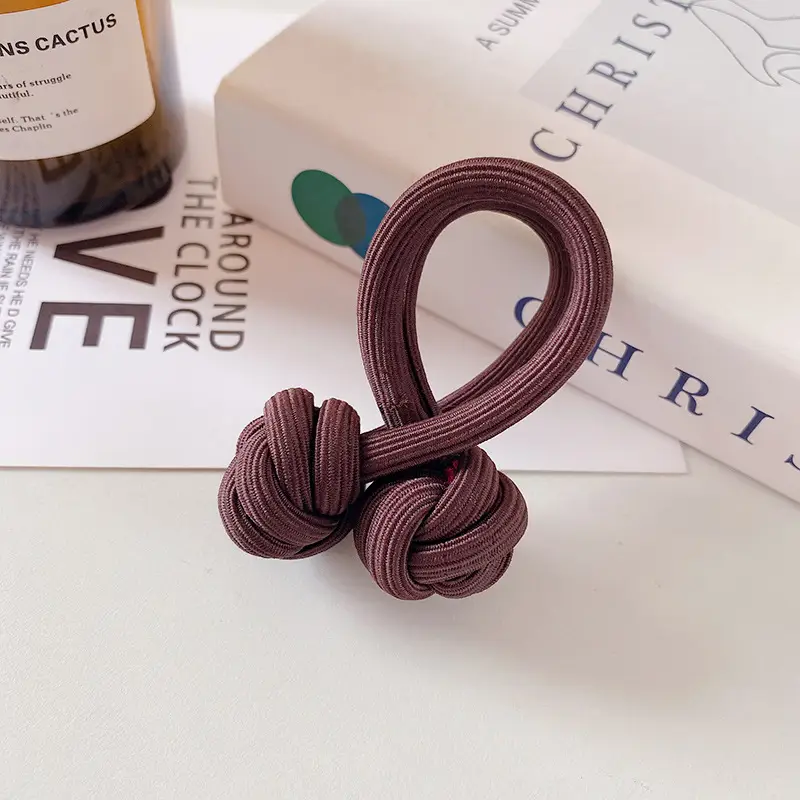 Simple Chinese Knot Hair Rope High Elastic Band - Image 2