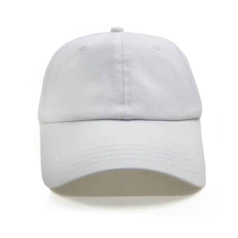 Children's White Embroidered Peaked Cap Summer - Image 2