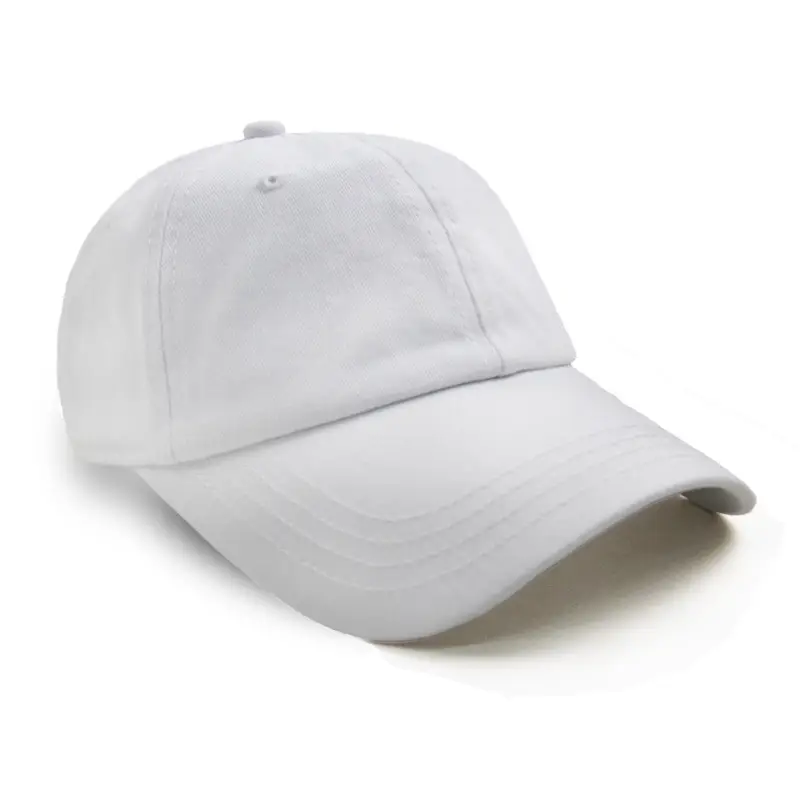 Children's White Embroidered Peaked Cap Summer - Image 3