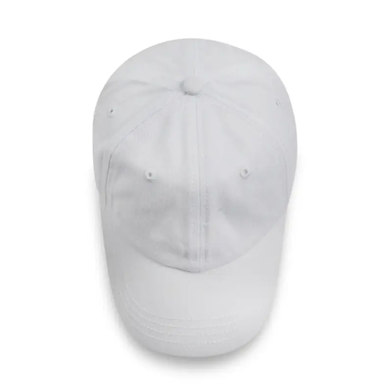 Children's White Embroidered Peaked Cap Summer - Image 4
