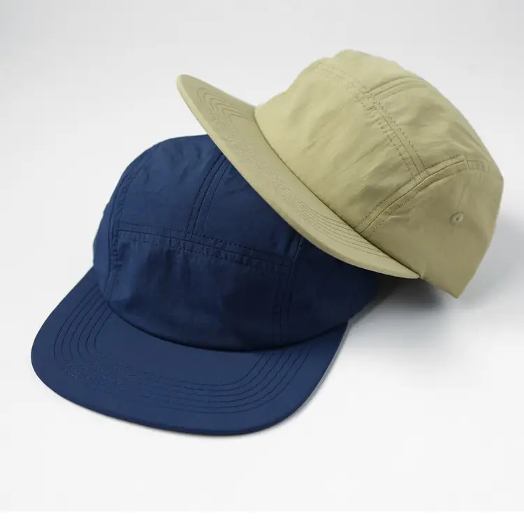 Men's American-style Flat Brim Peaked Cap Olive Green - Image 5