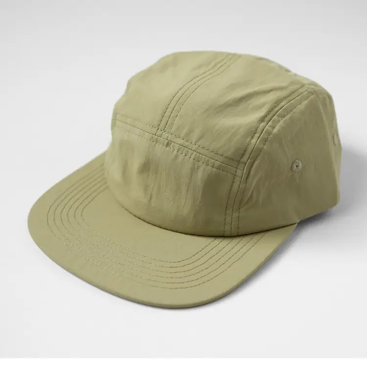 Men's American-style Flat Brim Peaked Cap Olive Green - Image 7