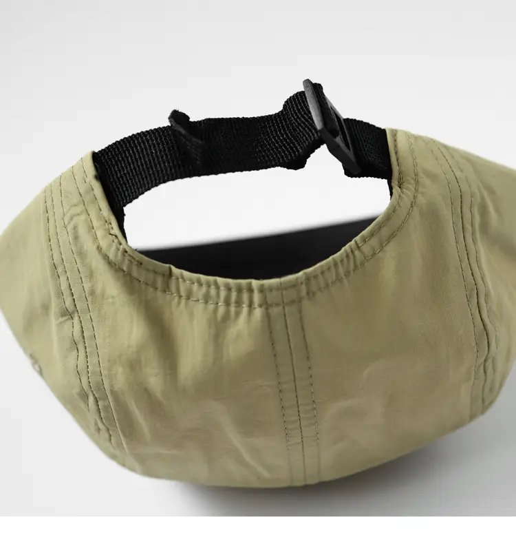 Men's American-style Flat Brim Peaked Cap Olive Green — feature 10