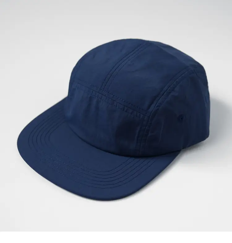 Men's American-style Flat Brim Peaked Cap Olive Green - Image 2