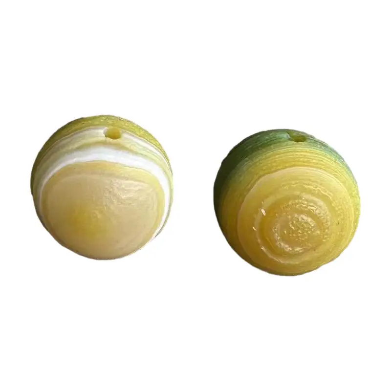 Silk Weathered Frosted Eye Agate Beads 20mm - Image 5