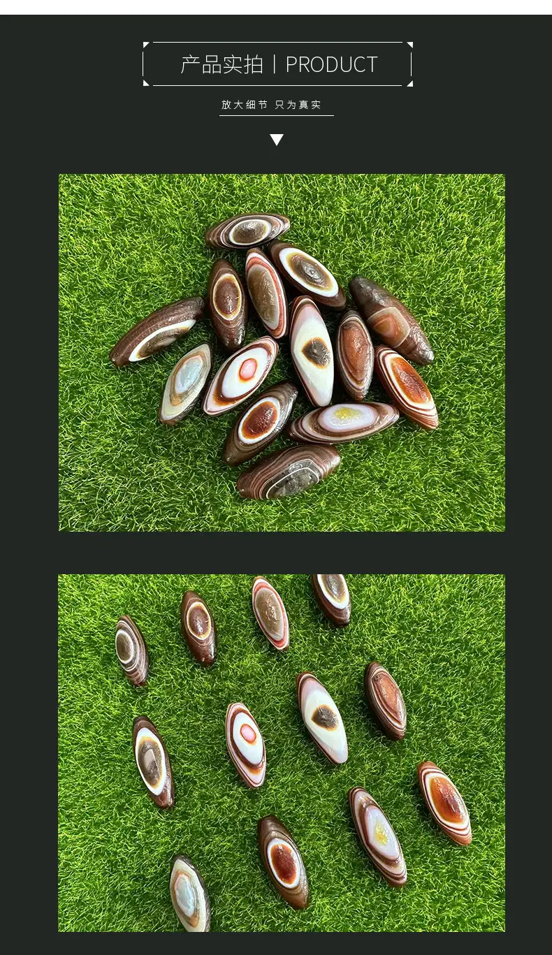 Natural Silk Red Agate Eye Barrel Beads Wholesale — feature 7