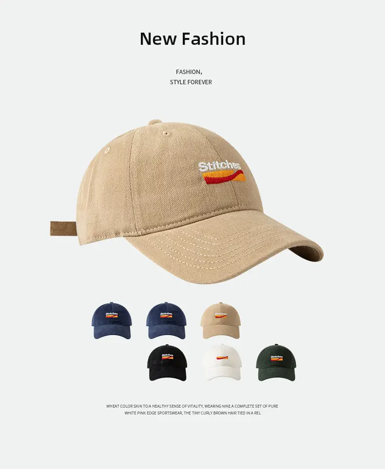 Korean Style Peaked Cap Gray 80-15cm — feature 1
