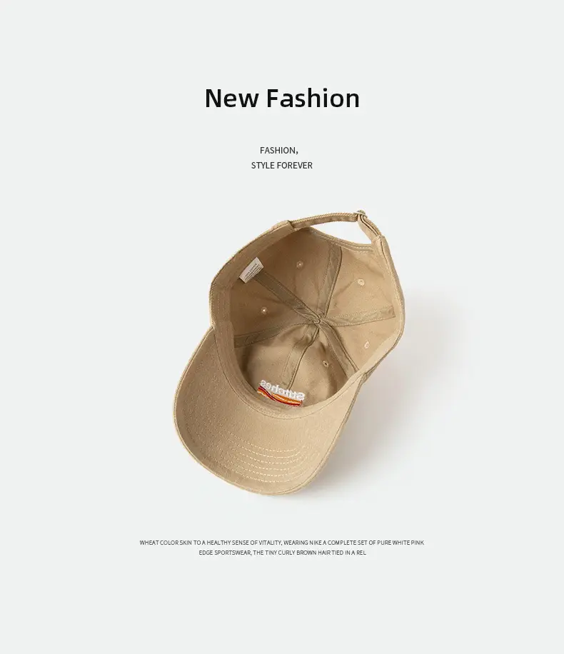 Korean Style Peaked Cap Gray 80-15cm — feature 3