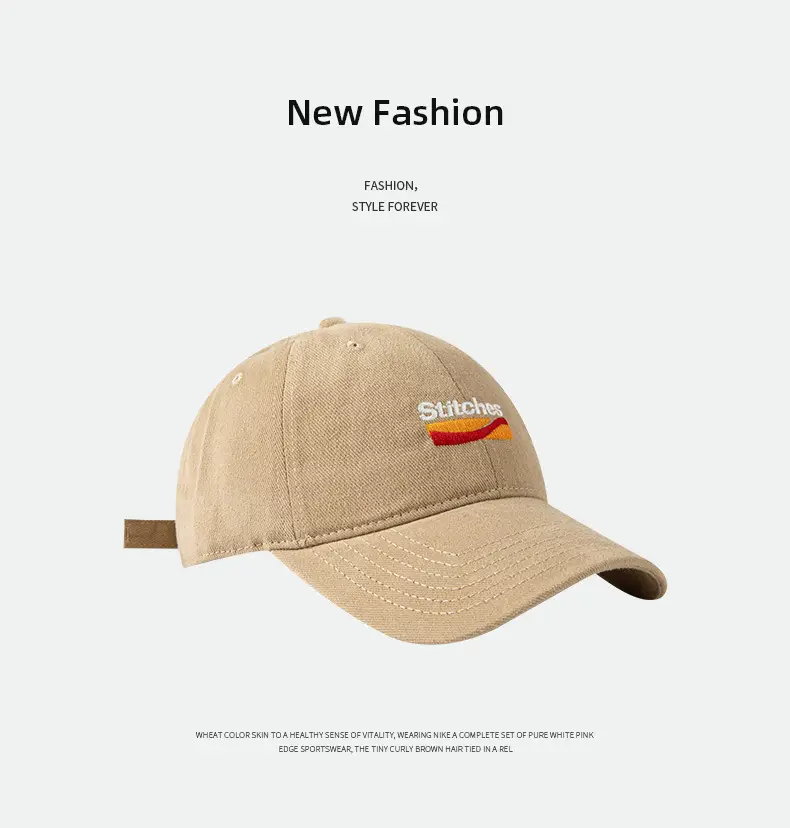 Korean Style Peaked Cap Gray 80-15cm — feature 6