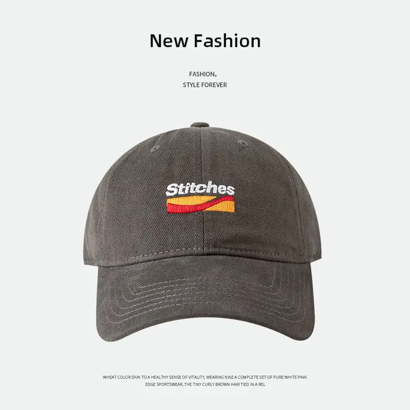 Korean Style Peaked Cap Gray 80-15cm - Image 2