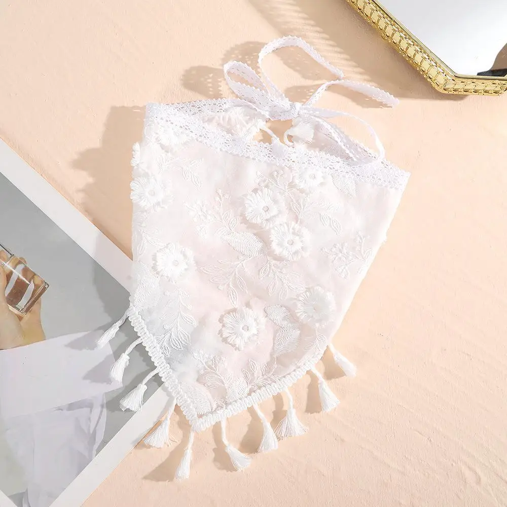 Baby Lace Hairband with Embellished Flower Design