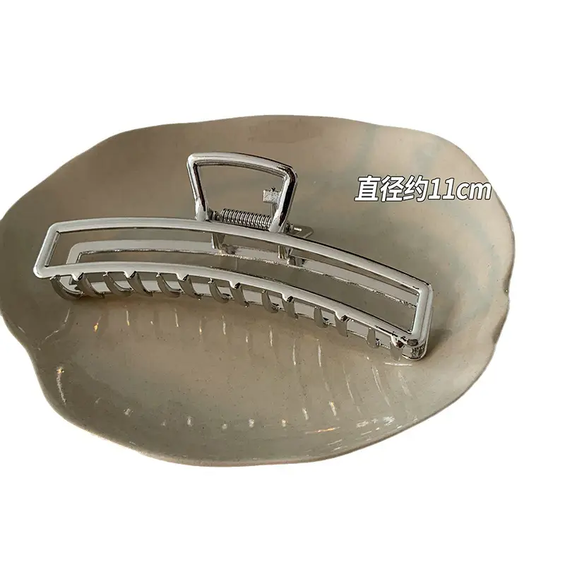 Silver Shark Clip for High-Grip Hair Band Large Size - Image 43