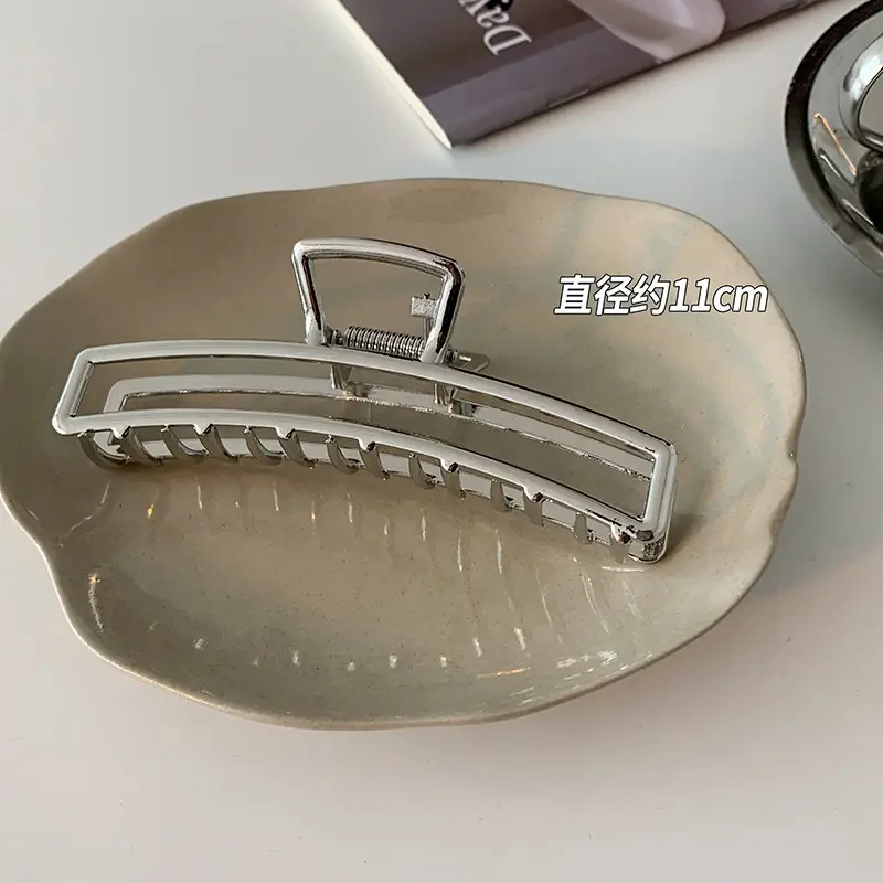 Silver Shark Clip for High-Grip Hair Band Large Size - Image 19