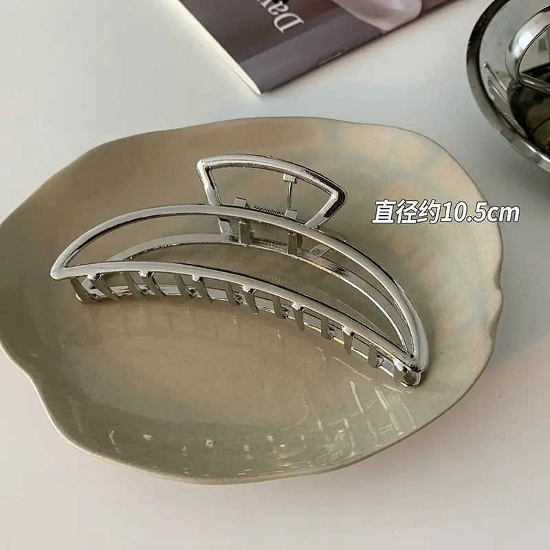 Silver Shark Clip for High-Grip Hair Band Large Size - Image 21