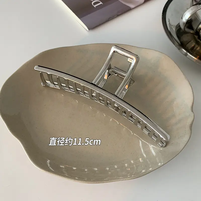 Silver Shark Clip for High-Grip Hair Band Large Size - Image 22
