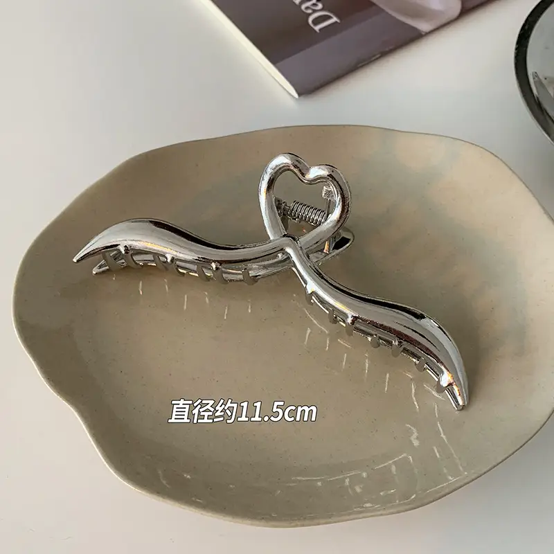 Silver Shark Clip for High-Grip Hair Band Large Size - Image 23