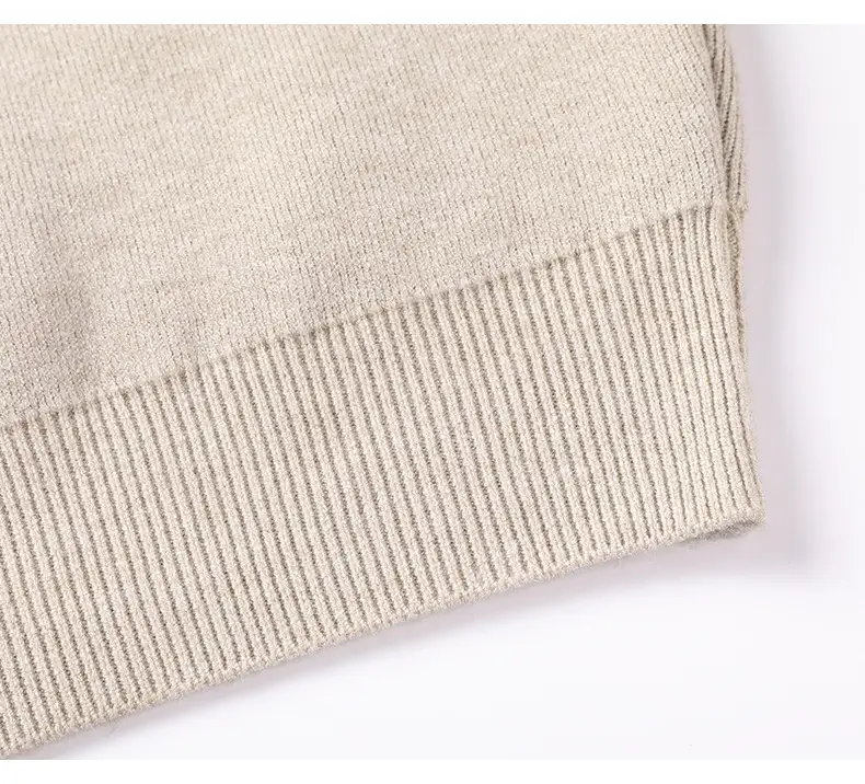 Men Grey Solid Round Neck Sweater — feature 38