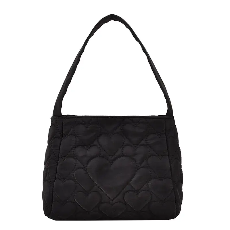 White Quilted Shoulder Bag for Women 2023 Summer - Image 10
