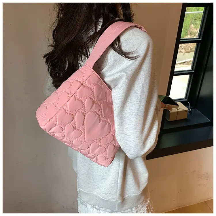 White Quilted Shoulder Bag for Women 2023 Summer — feature 19