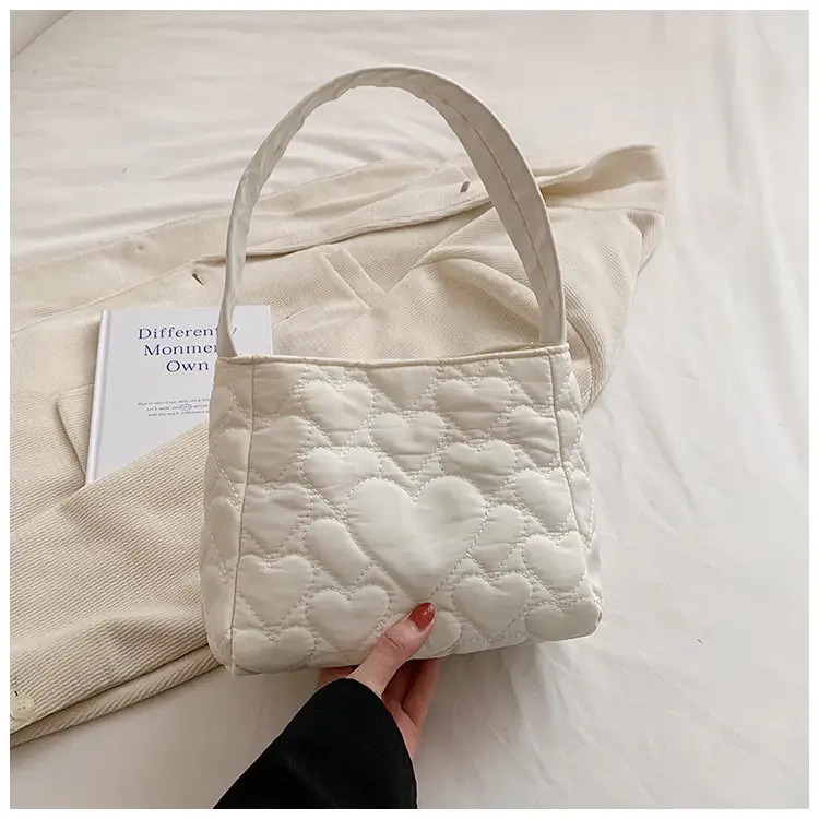 White Quilted Shoulder Bag for Women 2023 Summer — feature 26