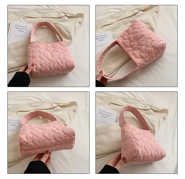 White Quilted Shoulder Bag for Women 2023 Summer — feature 5