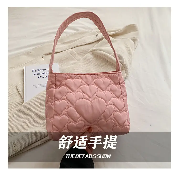 White Quilted Shoulder Bag for Women 2023 Summer — feature 7