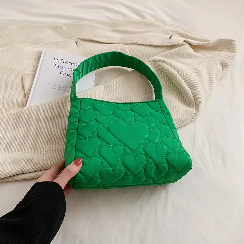 White Quilted Shoulder Bag for Women 2023 Summer - Image 4