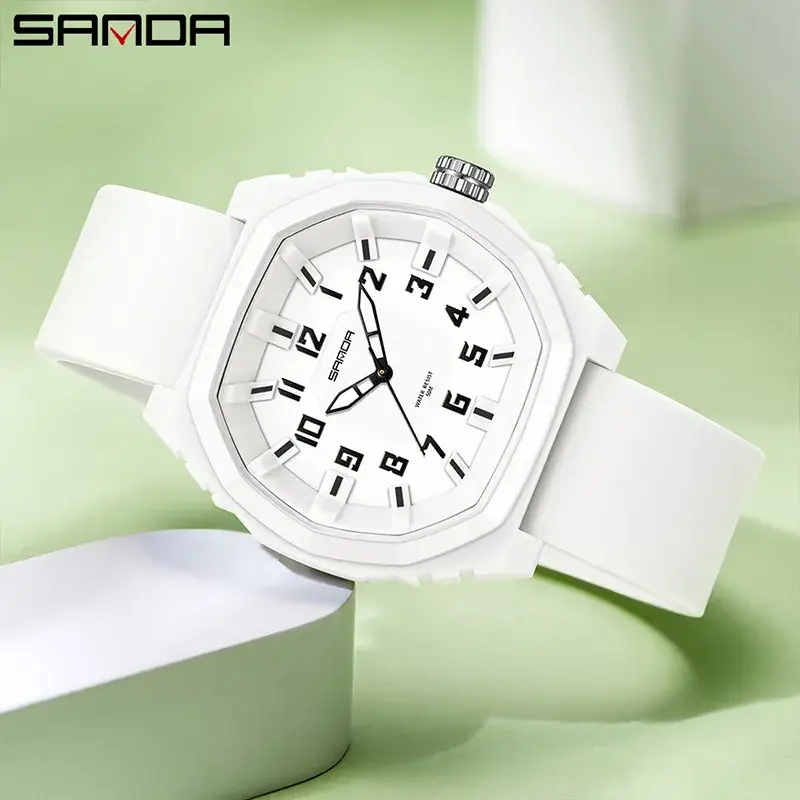 Sanda Neon Silicone Sports Watch for Men Women - Image 10