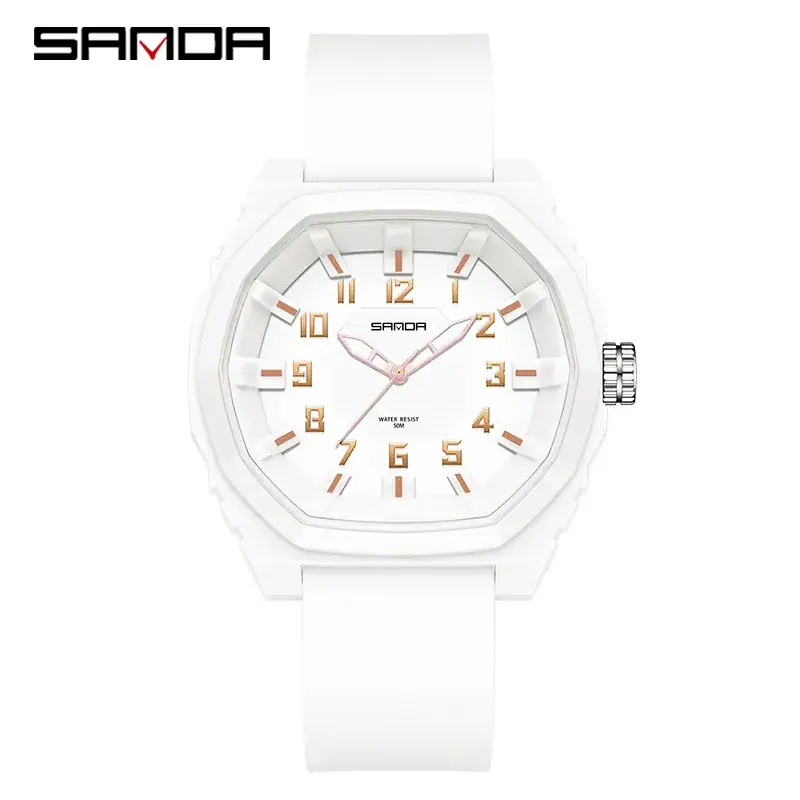 Sanda Neon Silicone Sports Watch for Men Women - Image 8